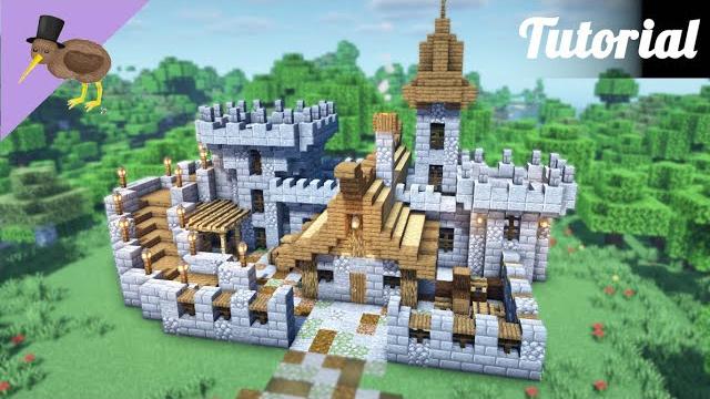 Minecraft: how to build a small castle - survival base tutorial Minecraft: how to build a small castle - survival base tutorial