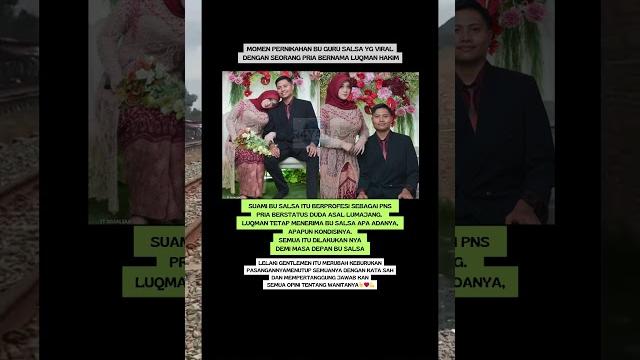 Momen bu guru salsa yang lagi viral karna tersandung kasus video syur menikah dengan seorang pns Momen bu guru salsa yang lagi viral karna tersandung kasus video syur menikah dengan seorang pns