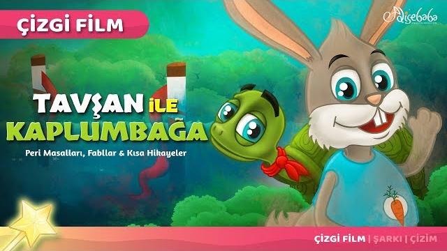 Adisebaba çizgi film masallar - tavşan ile kaplumbağa Adisebaba çizgi film masallar - tavşan ile kaplumbağa