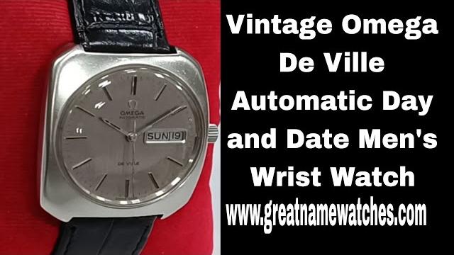 Vintage omega de ville automatic day and date men's watch #vintageomega #vitagewatch #omegawatch Vintage omega de ville automatic day and date men's watch #vintageomega #vitagewatch #omegawatch