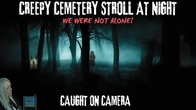Creepy cemetery stroll at night//we were not alone! #ghost #paranormal #scary #creepy #haunted Creepy cemetery stroll at night//we were not alone! #ghost #paranormal #scary #creepy #haunted