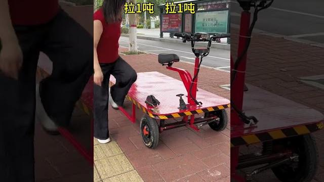 Electric flatbed truck #electric transport truck #loading and unloading tool #warehousinglogistics Electric flatbed truck #electric transport truck #loading and unloading tool #warehousinglogistics