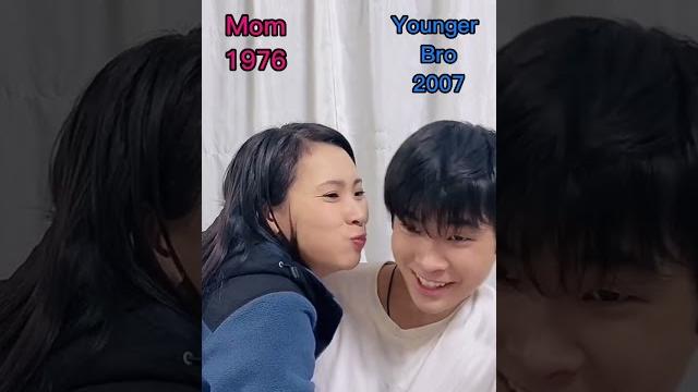 Mom and son Mom and son