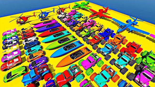 Gta v - epic new stunt race for car racing challenge by spiderman with amazing car planes and boats Gta v - epic new stunt race for car racing challenge by spiderman with amazing car planes and boats