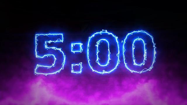 Electric - 5 minute countdown Electric - 5 minute countdown