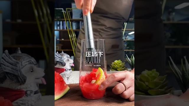 家庭版自制“绿茶西瓜汁”简单好喝你学废了没有 家庭版自制“绿茶西瓜汁”简单好喝你学废了没有
