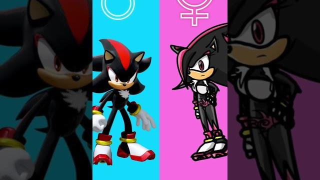 Sonic gender swap shadow the hedgehog Sonic gender swap shadow the hedgehog