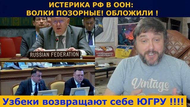 Истерика рф в оон! | видео изнутри рф которые вас удивят Истерика рф в оон! | видео изнутри рф которые вас удивят