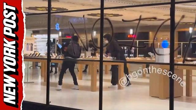Apple store and cvs ransacked amid violent la riots Apple store and cvs ransacked amid violent la riots