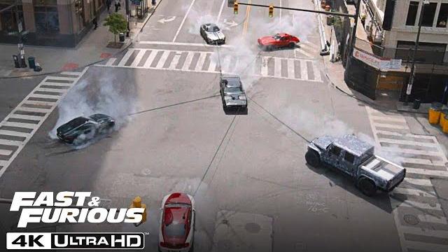 The fate of the furious | harpooning dom's car The fate of the furious | harpooning dom's car