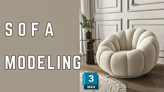Sofa modeling in 3d's max Sofa modeling in 3d's max