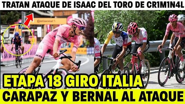 Stage 18 giro d'italia 2025 isaac del toro surprises rival with this carapaz and bernal on the at... Stage 18 giro d'italia 2025 isaac del toro surprises rival with this carapaz and bernal on the at...