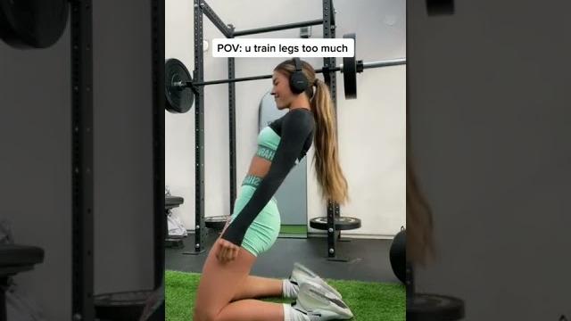 Had to try the tiktok legs challenge Had to try the tiktok legs challenge