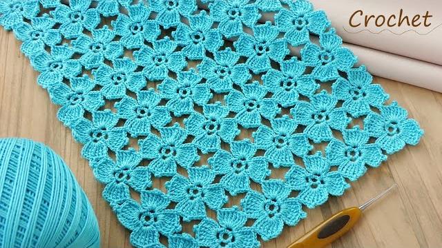 How to crochet easy for beginners flower pattern легкий узор без отрыва нити вязание крючком How to crochet easy for beginners flower pattern легкий узор без отрыва нити вязание крючком