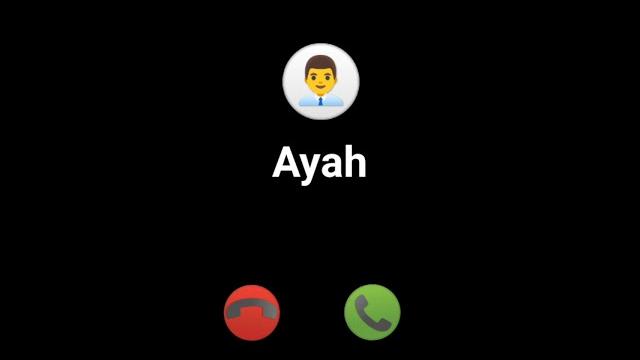 Telepon ayah, yg sayang ayah komen Telepon ayah, yg sayang ayah komen
