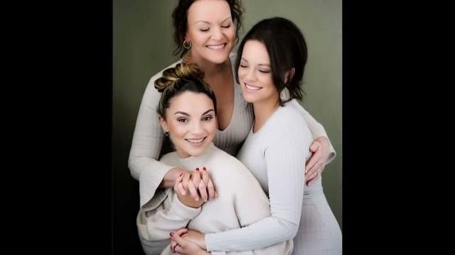 Three women, three generations, one unforgettable kiss! love and connection have no age! #kiss Three women, three generations, one unforgettable kiss! love and connection have no age! #kiss
