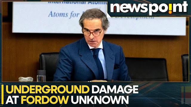 Iaea chief says underground damage at fordow unknown at un security council emergency meeting Iaea chief says underground damage at fordow unknown at un security council emergency meeting