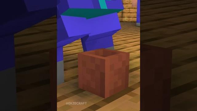 Steve wanted to poop... - minecraft animation #shorts Steve wanted to poop... - minecraft animation #shorts