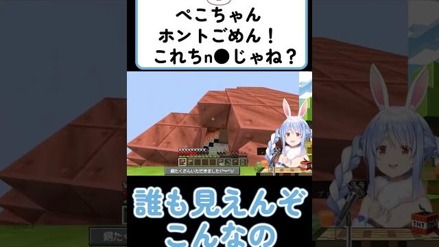 【兎田ぺこら/切り抜き】コメントで「チン〇」と言われたマイクラのぺこら城www【ホロライブ】 【兎田ぺこら/切り抜き】コメントで「チン〇」と言われたマイクラのぺこら城www【ホロライブ】