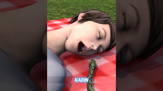 Kadın uyurken ağzına gi̇ren şeye bak! Kadın uyurken ağzına gi̇ren şeye bak!