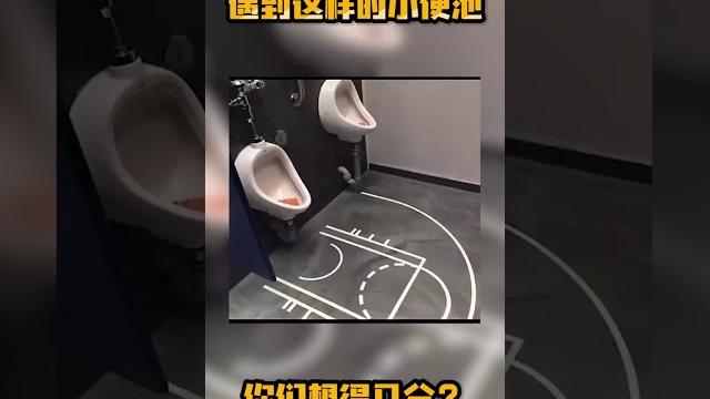遇到这样的小便池,你们想得几分? 遇到这样的小便池,你们想得几分?
