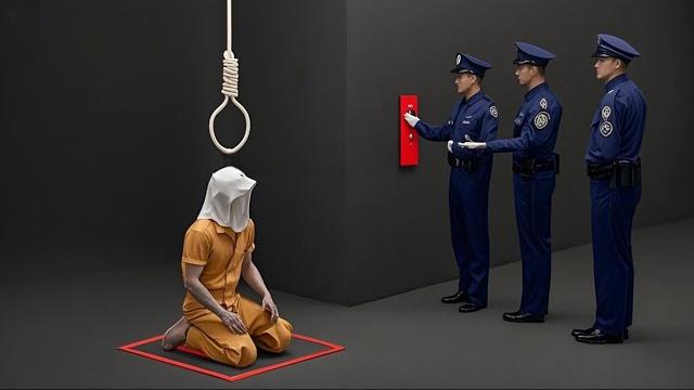 日本絞刑全過程,3名獄警同時執行,平均15分鐘才能確認死亡 日本絞刑全過程,3名獄警同時執行,平均15分鐘才能確認死亡