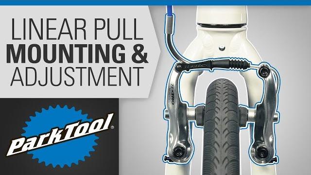 Brake caliper mounting & adjustment - linear pull & v brake Brake caliper mounting & adjustment - linear pull & v brake