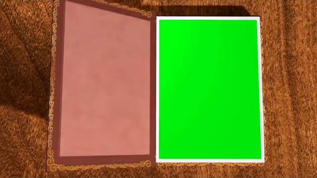Chroma effect -animated book opening green screen effect Chroma effect -animated book opening green screen effect