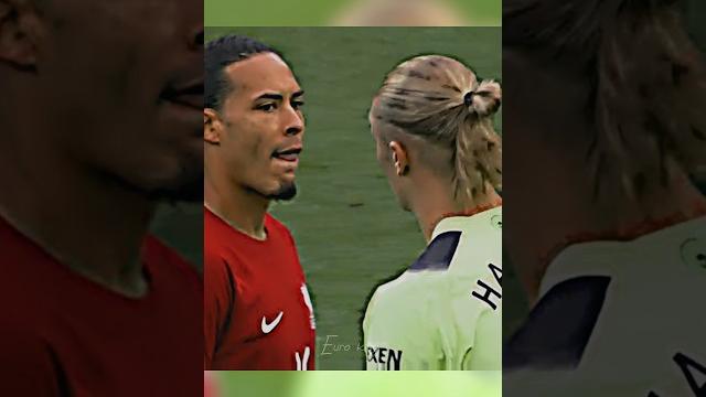 Van dijk vs haaland #football #shorts #capcut Van dijk vs haaland #football #shorts #capcut