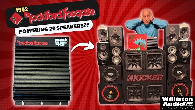 Can this 45 watt amp power 26 speakers? Can this 45 watt amp power 26 speakers?