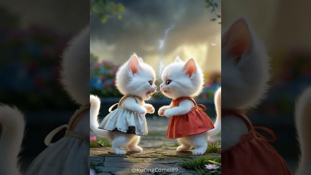 Kucing comel ketemu kucing cimol #kucingai #kucinglucu Kucing comel ketemu kucing cimol #kucingai #kucinglucu