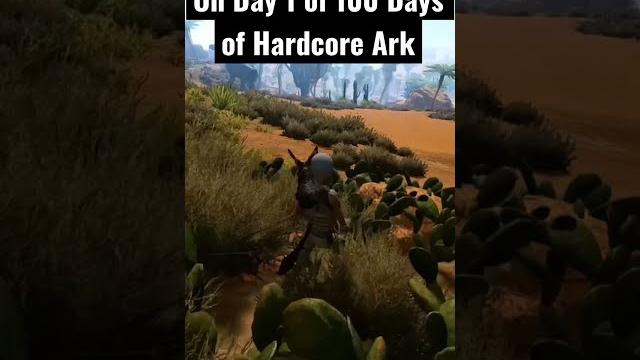 100 days of hardcore ark scorched earth day 1 #shorts 100 days of hardcore ark scorched earth day 1 #shorts