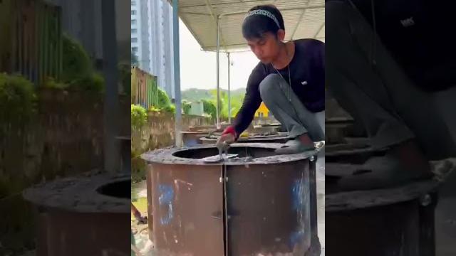The making of concrete pipe culvert fb malaysia machine #shorts #culvertpipemachine #modernmachine The making of concrete pipe culvert fb malaysia machine #shorts #culvertpipemachine #modernmachine