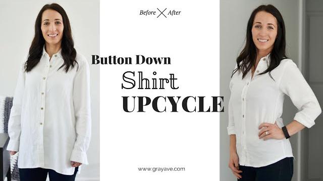 How to upcycle a button down shirt How to upcycle a button down shirt