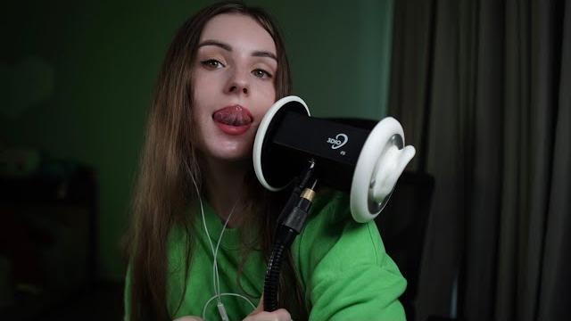 Asmr ear licking & mouth sounds Asmr ear licking & mouth sounds