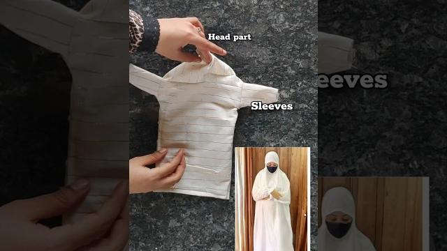Long jilbab pattern cutting and stitching/ namaz dress / namaz dupatta #jilbab #short #khimar Long jilbab pattern cutting and stitching/ namaz dress / namaz dupatta #jilbab #short #khimar