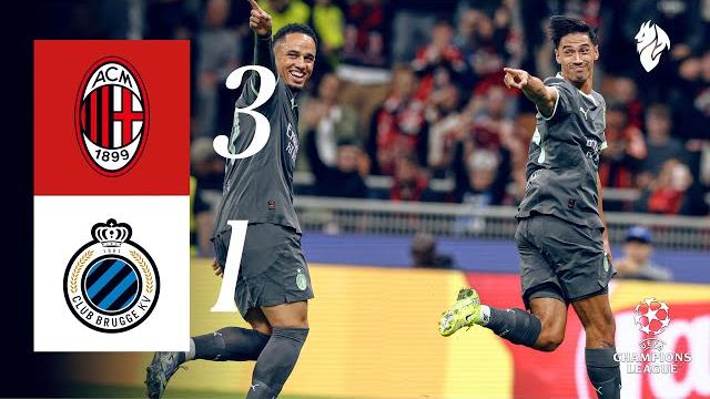 Pulisic and a reijnders brace for the win | ac milan 3-1 club brugge | highlights #championsleague Pulisic and a reijnders brace for the win | ac milan 3-1 club brugge | highlights #championsleague