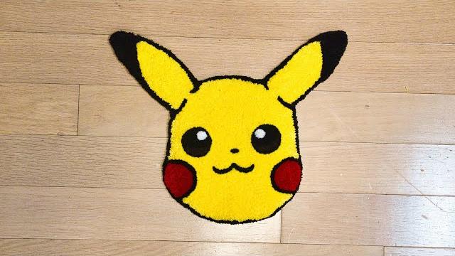 Tufting a pikachu rug (asmr) Tufting a pikachu rug (asmr)