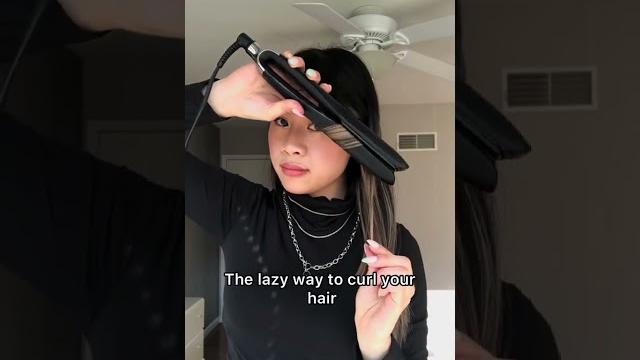 Straightener curls hair hack | ghd Straightener curls hair hack | ghd