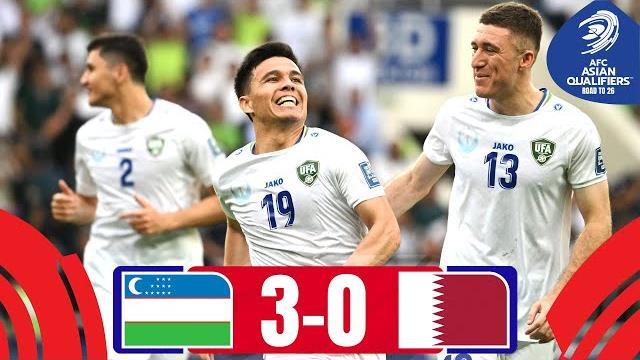 Blazing uzbekistan crown historic campaign! | uzbekistan - qatar | highlights #asianqualifiers rt 26 Blazing uzbekistan crown historic campaign! | uzbekistan - qatar | highlights #asianqualifiers rt 26