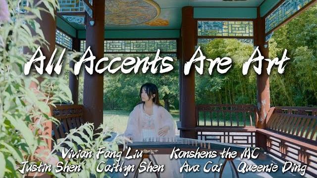 All accents are art (vivian fang liu/konshens the mc/justin shen/caitlyn shen/ava cai/queenie ding) All accents are art (vivian fang liu/konshens the mc/justin shen/caitlyn shen/ava cai/queenie ding)