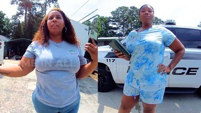 Wife twerks on cops while fighting husband’s girlfriend—wants all his money & business!" Wife twerks on cops while fighting husband’s girlfriend—wants all his money & business!"