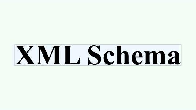 Xml schema Xml schema