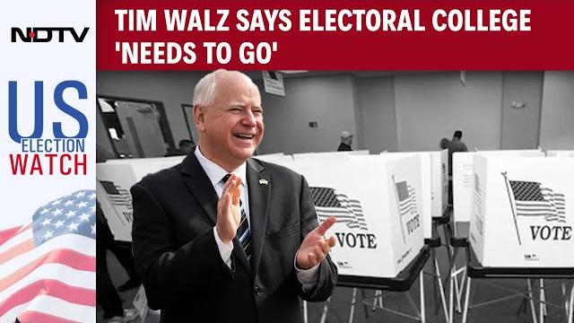 Tim walz | walz says electoral college 'needs to go' | republicans, democrats clash over vote Tim walz | walz says electoral college 'needs to go' | republicans, democrats clash over vote