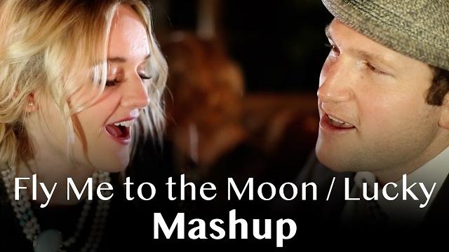 Fly me to the moon/lucky (sinatra/jason mraz & colbie caillat mashup) rick hale & breea guttery Fly me to the moon/lucky (sinatra/jason mraz & colbie caillat mashup) rick hale & breea guttery