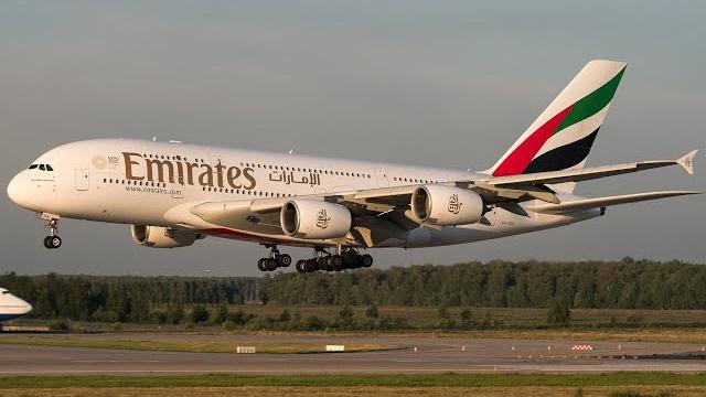 Emirates a380-800 a6-eda spectacular takeoff Emirates a380-800 a6-eda spectacular takeoff