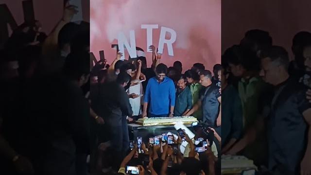 Jr ntr man of masses birthday celebrations by producer naga vamsi garu @sitharaentertainments Jr ntr man of masses birthday celebrations by producer naga vamsi garu @sitharaentertainments