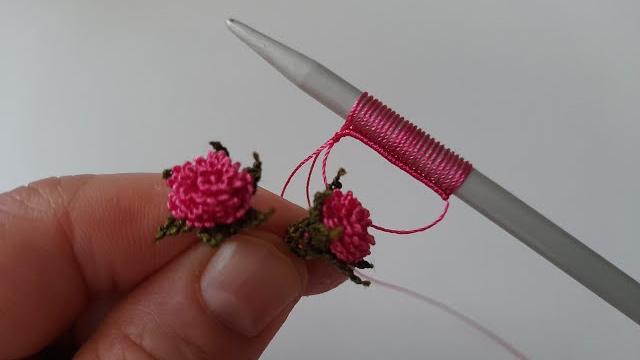 Needle lace rose making..(i̇ğne oyası gül yapımı) Needle lace rose making..(i̇ğne oyası gül yapımı)