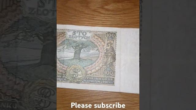 Poland 100 zloty from 1934 Poland 100 zloty from 1934
