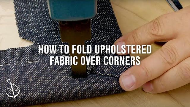 How to wrap fabric around corners of backer board How to wrap fabric around corners of backer board